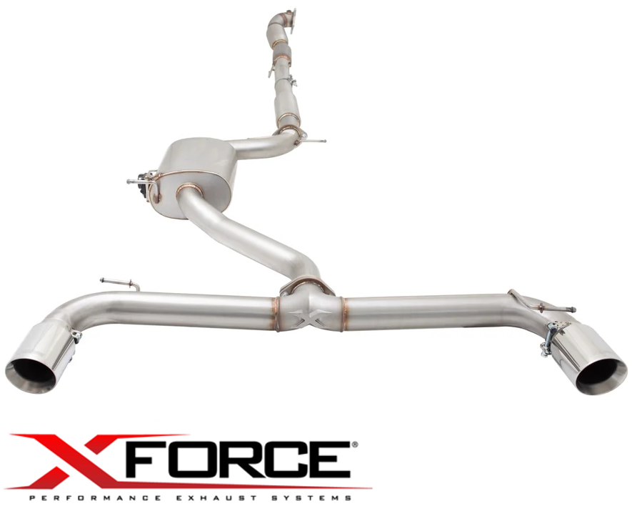 XFORCE 3"" TURBO BACK VAREX PERFORMANCE EXHAUST SYSTEM TO SUIT VOLKSWAGEN SCIROCCO 1S CDLC TURBO 2.0L I4
