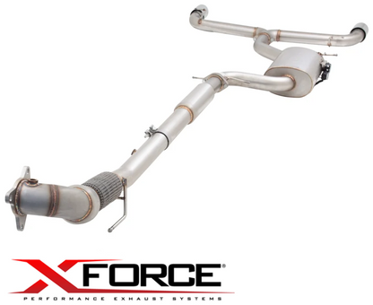 XFORCE 3"" TURBO BACK VAREX PERFORMANCE EXHAUST SYSTEM TO SUIT VOLKSWAGEN SCIROCCO 1S CDLC TURBO 2.0L I4