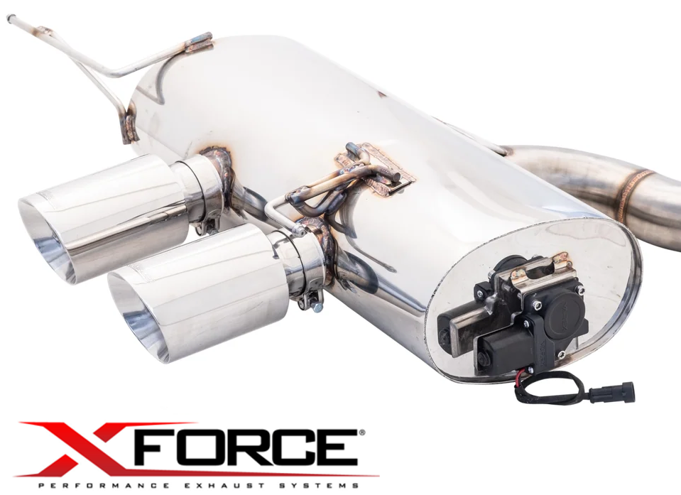 XFORCE 3"" PERFORMANCE CATBACK EXHAUST SYSTEM TO SUIT VOLKSWAGEN GOLF MK.6 CCZB TURBO 2.0L I4 HATCHBACK ONLY