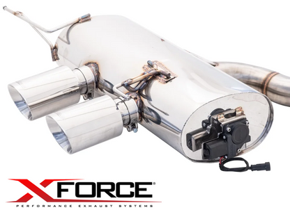 XFORCE 3"" PERFORMANCE CATBACK EXHAUST SYSTEM TO SUIT VOLKSWAGEN GOLF MK.6 CCZB TURBO 2.0L I4 HATCHBACK ONLY