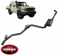 REDBACK EXTREME DUTY EXHAUST SYSTEM TO SUIT TOYOTA LANDCRUISER GDJL79R 1GD-FTV TURBO DIESEL 2.8L I4