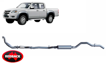 REDBACK EXTREME DUTY EXHAUST SYSTEM TO SUIT MAZDA BT-50 CD UN WEAT TURBO DIESEL 3.0L I4