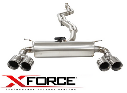 XFORCE 3"" PERFORMANCE EXHAUST SYSTEM TO SUIT BMW 2 SERIES M2 N55B30T TURBO 3.0L I6