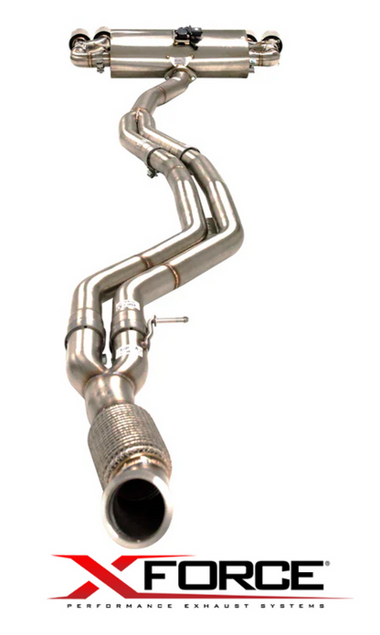 XFORCE 3"" PERFORMANCE EXHAUST SYSTEM TO SUIT BMW 2 SERIES M2 N55B30T TURBO 3.0L I6