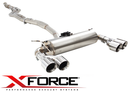 XFORCE 3"" PERFORMANCE EXHAUST SYSTEM TO SUIT BMW 2 SERIES M2 N55B30T TURBO 3.0L I6