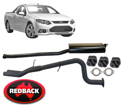 REDBACK 2.5" CATBACK SPORTS EXHAUST SYSTEM TO SUIT FORD FALCON FG BARRA 195 198 4.0L I6 UTE ONLY