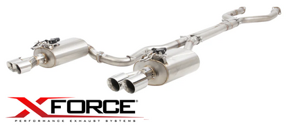 XFORCE 3" TWIN CAT EXHAUST SYSTEM W/ CENTRE MUFFLER DELETE TO SUIT HOLDEN CALAIS VF LS3 6.2 V8 SEDAN