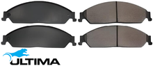 ULTIMA FRONT SEMI-METALLIC BRAKE PAD SET TO SUIT FORD FAIRLANE BA BF BARRA 220 230 5.4L V8