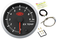 SAAS BLACK STREET SERIES EXHAUST TEMPERATURE 0-900 DEGREE 52MM GAUGE