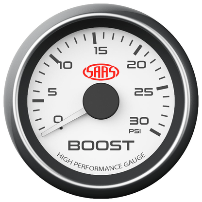 SAAS DIESEL TURBO BOOST 0-30PSI 52MM GAUGE