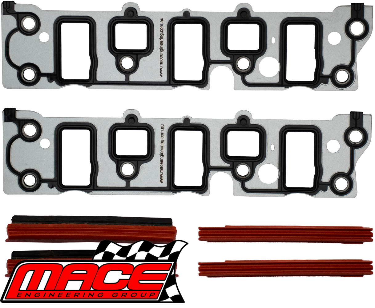MACE PERFORMANCE LOWER INTAKE MANIFOLD GASKET KIT TO SUIT HOLDEN CAPRICE VS WH L67 S/C 3.8L V6
