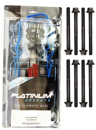 VALVE REGRIND GASKETS & HEAD BOLTS COMBO FOR HOLDEN CALAIS VT ECOTEC L36 3.8L V6 TO ENG. VH756061