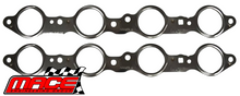 MACE MLS EXHAUST MANIFOLD GASKET SET TO SUIT HSV LS1 LS2 LS3 LS7 LS9 LSA S/C 5.7 6.0 6.2 7.0L V8