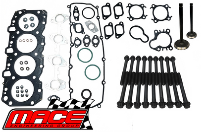 MACE BARE CYLINDER HEAD KIT TO SUIT TOYOTA HILUX KZN165R 1KZ-TE TURBO DIESEL 3.0L I4