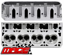 PAIR OF MACE BARE CATHEDRAL PORT 243 CASTING CYLINDER HEADS TO SUIT HSV CLUBSPORT VZ VE LS2 6.0L V8