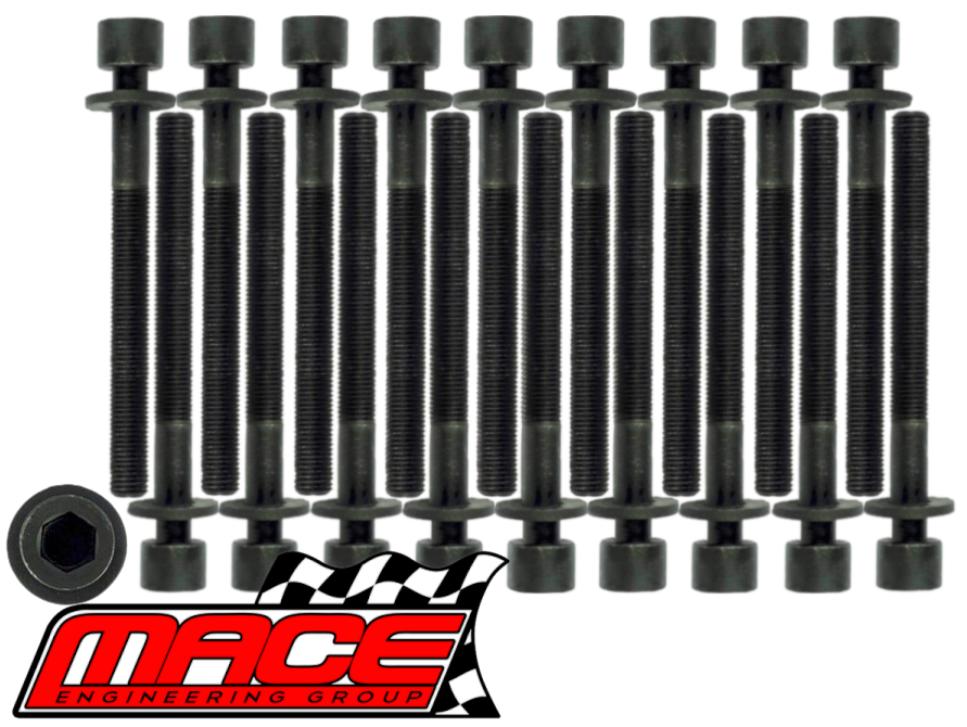 MACE HEAD BOLT SET TO SUIT NISSAN PATHFINDER R51 YD25DDTI TURBO DIESEL 2.5L I4