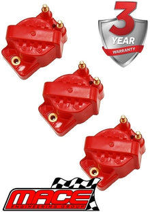 SET OF 3 HIGH VOLTAGE IGNITION COILS TO SUIT HOLDEN BUICK ECOTEC L27 L36 L67 SUPERCHARGED 3.8L V6