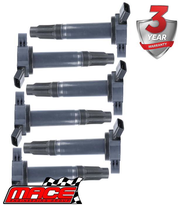 SET OF 6 STANDARD REPLACEMENT IGNITION COILS TO SUIT LEXUS RX350 GGL15R GSU35R 2GR-FE 3.5L V6