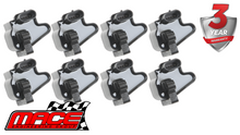 SET OF 8 MACE STANDARD REPLACEMENT IGNITION COILS TO SUIT CHEVROLET L18 8.1L V8