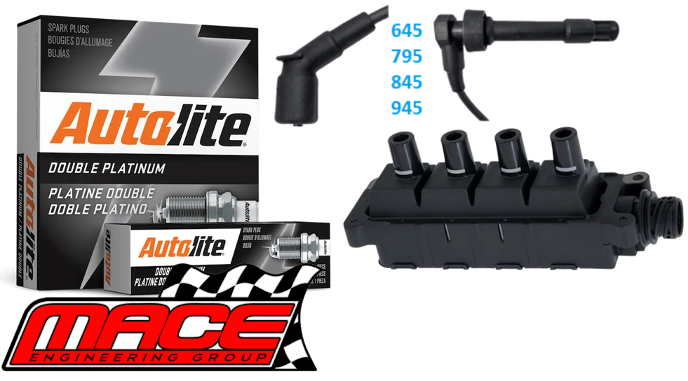 MACE IGNITION SERVICE KIT TO SUIT BMW 3 SERIES 318TI M44B19 1.9L I4 FROM 01/1998
