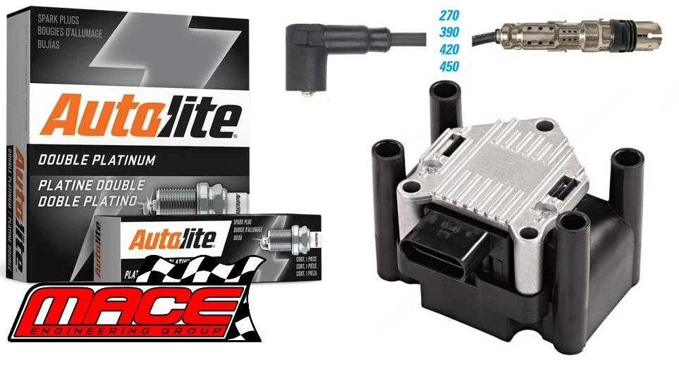 MACE IGNITION SERVICE KIT TO SUIT AUDI A1 8X CBZA TURBO 1.2L I4
