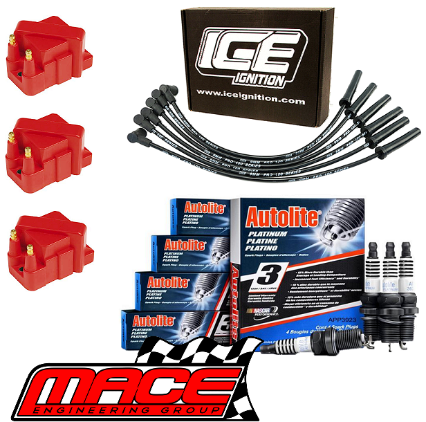 MACE HIGH VOLTAGE IGNITION SERVICE KIT TO SUIT HOLDEN CAPRICE WH WK ECOTEC L36 L67 S/C 3.8L V6