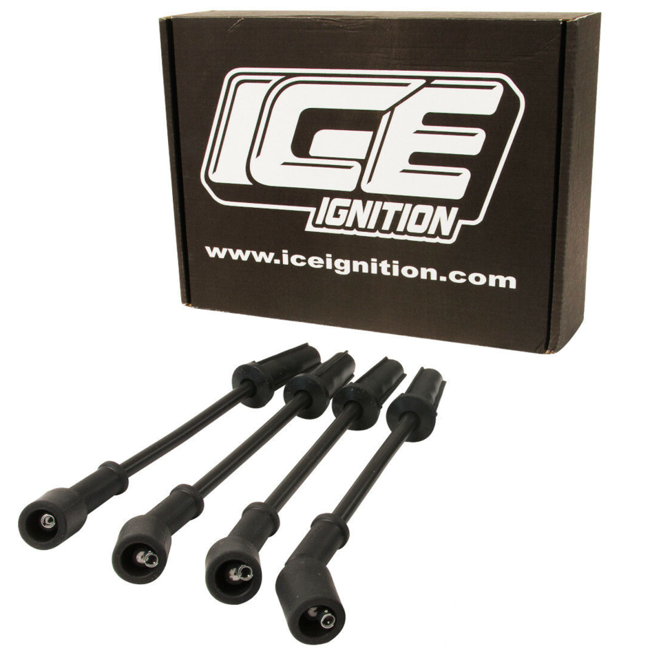 ICE 5MM RACE 1000 SERIES IGNITION LEADS TO SUIT TOYOTA HIACE RZH103R RZH113R RZH125R 2RZ 2.4L I4