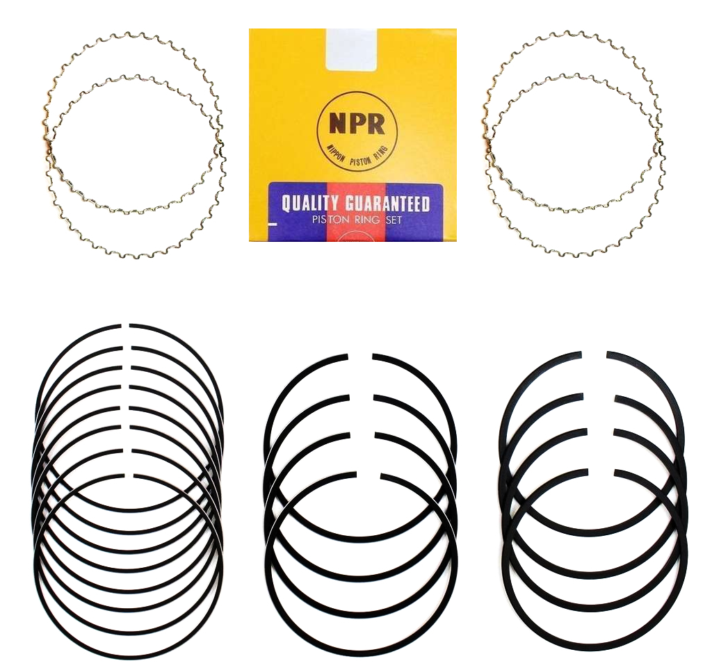 NIPPON CHROME PISTON RING SET TO SUIT TOYOTA 1AZFE 2.0L I4