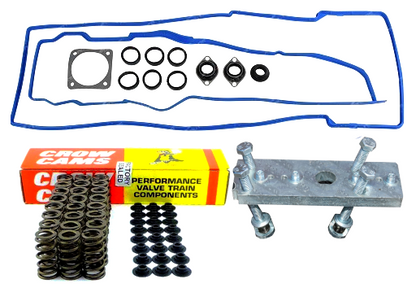 VALVE COVER GASKET W/ SPRING & RETAINERS W/ COMPRESSOR TOOL FOR FORD FAIRLANE BA BF BARRA 190 4.0 I6