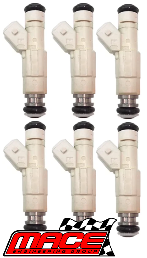 SET OF 6 MACE FUEL INJECTORS TO SUIT HOLDEN STATESMAN VS WH WK L67 SUPERCHARGED 3.8L V6