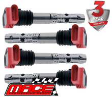 SET OF 4 MACE STANDARD REPLACEMENT IGNITION COILS TO SUIT AUDI ALT 2.0L I4