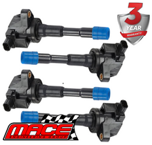SET OF 4 MACE STANDARD REPLACEMENT IGNITION COILS TO SUIT HONDA FIT GD GE L13A 1.3L I4 EXHAUST SIDE