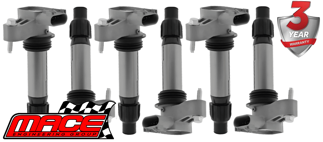 SET OF 6 MACE STANDARD REPLACEMENT IGNITION COILS TO SUIT SUZUKI GRAND VITARA JT N32A 3.2L V6