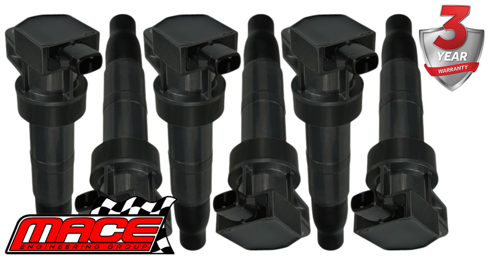 6 X MACE STANDARD REPLACEMENT IGNITION COIL TO SUIT HYUNDAI G6DJ G6DA G6DB G6DC G6DF 3.3L 3.5 3.8 V6