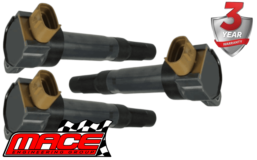 SET OF 3 MACE STANDARD REPLACEMENT IGNITION COILS TO SUIT SUZUKI ALTO GF K10BN 1.0L I3