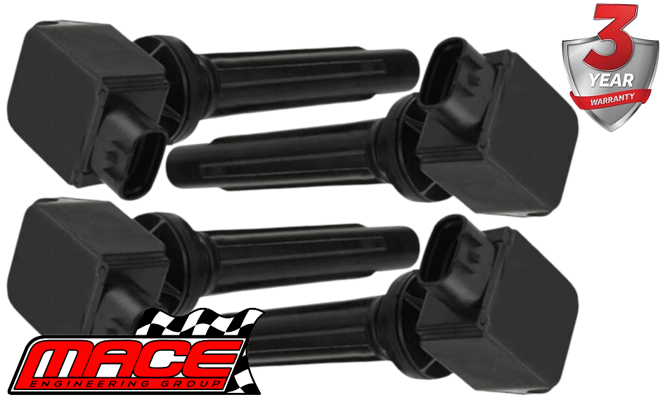 SET OF 4 MACE STANDARD REPLACEMENT IGNITION COILS TO SUIT SUZUKI GRAND VITARA JB420 JT J20A 2.0L I4