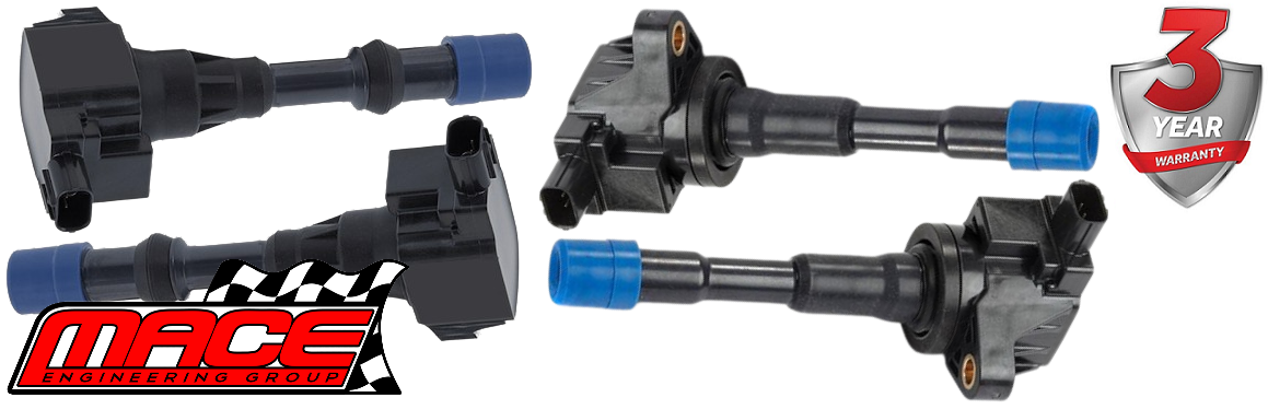 SET OF 4 MACE STANDARD REPLACEMENT IGNITION COILS TO SUIT HONDA CIVIC ES LDA1 1.3L I4