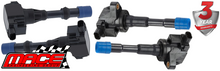 SET OF 4 MACE STANDARD REPLACEMENT IGNITION COILS TO SUIT HONDA CIVIC ES LDA1 1.3L I4