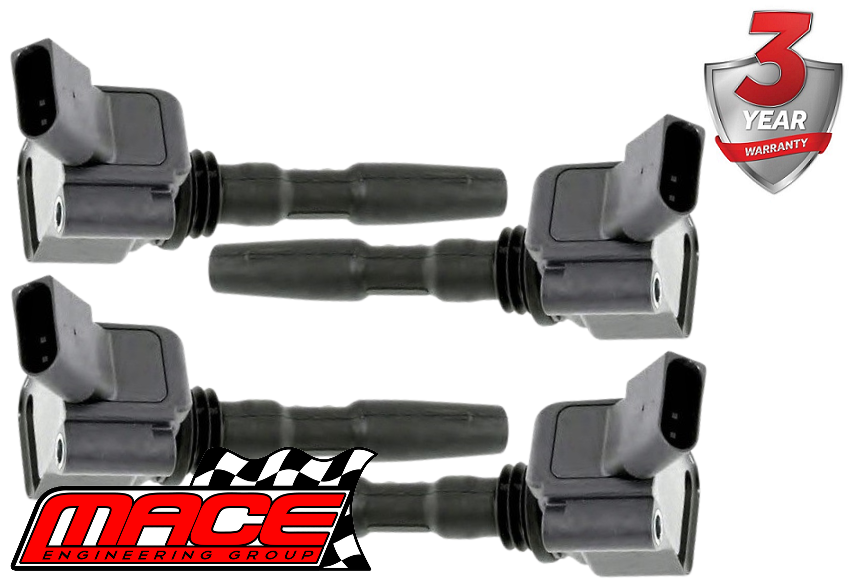 SET OF 4 MACE STANDARD REPLACEMENT IGNITION COILS TO SUIT SKODA OCTAVIA NE CJSA CJSB TURBO 1.8L I4