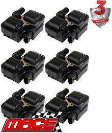 6 X MACE STANDARD REPLACEMENT IGNITION COIL TO SUIT MERCEDES BENZ CLK240 C209 A209 M112.912 2.6L V6