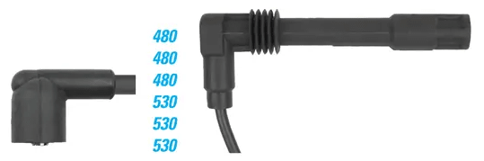7MM IGNITION LEADS TO SUIT AUDI A4 B5 ACK AGA APR APS 2.4L 2.8L V6