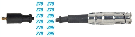 7MM IGNITION LEADS TO SUIT MERCEDES BENZ M112.911 M112.914 M112.913 M112.921 2.4L 2.6L 2.8L V6