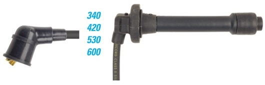 7MM IGNITION LEADS TO SUIT HONDA CIVIC ED D15B4 1.5L I4 TILL 12/1991 HATCHBACK ONLY