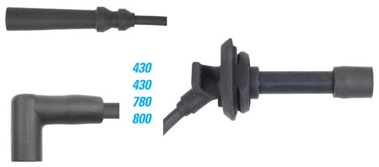 8MM IGNITION LEADS TO SUIT SUBARU EJ205 EJ207 TURBO 2.0L F4
