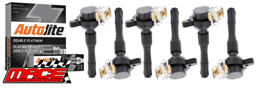 MACE IGNITION SERVICE KIT TO SUIT BMW 3 SERIES 323I M52TUB25 2.5L I6