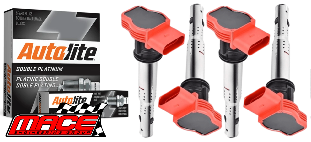 MACE IGNITION SERVICE KIT TO SUIT AUDI A4 B6 ALT 2.0L I4 TILL VIN 8E-5-400000