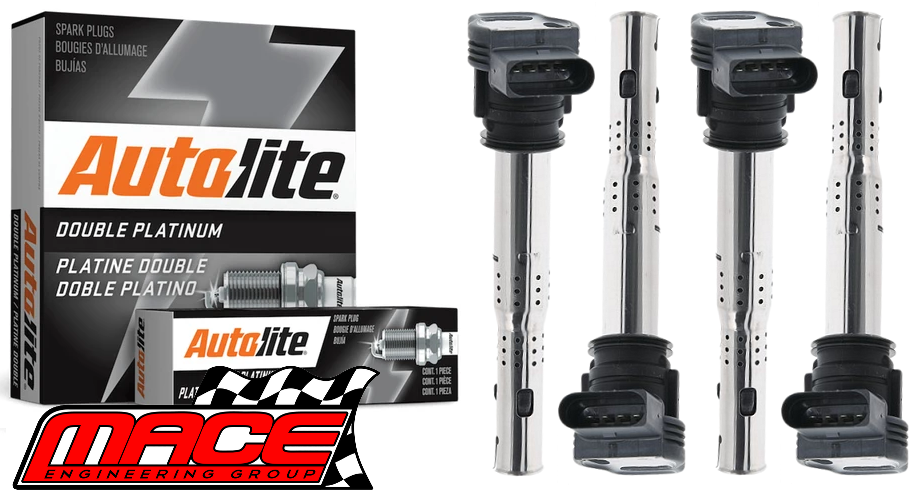 MACE IGNITION SERVICE KIT TO SUIT AUDI A4 B8 CDNC TURBO 2.0L I4