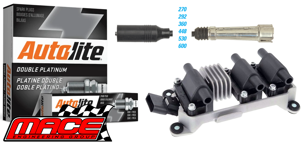 MACE IGNITION SERVICE KIT TO SUIT AUDI 100 C4 AAH ABC 2.6L 2.8L V6