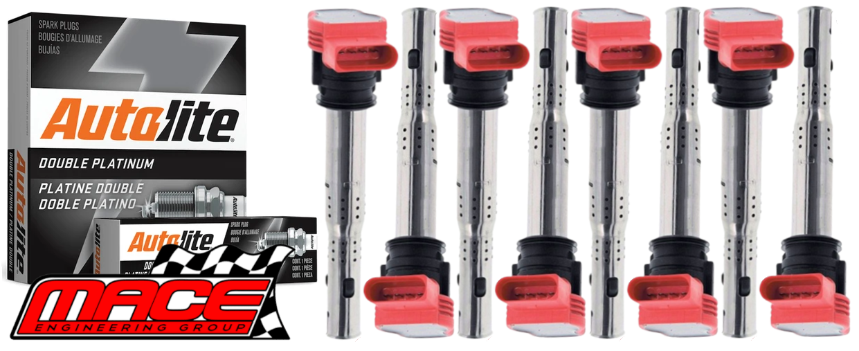 MACE IGNITION SERVICE KIT TO SUIT AUDI Q7 4L BAR 4.2L V8