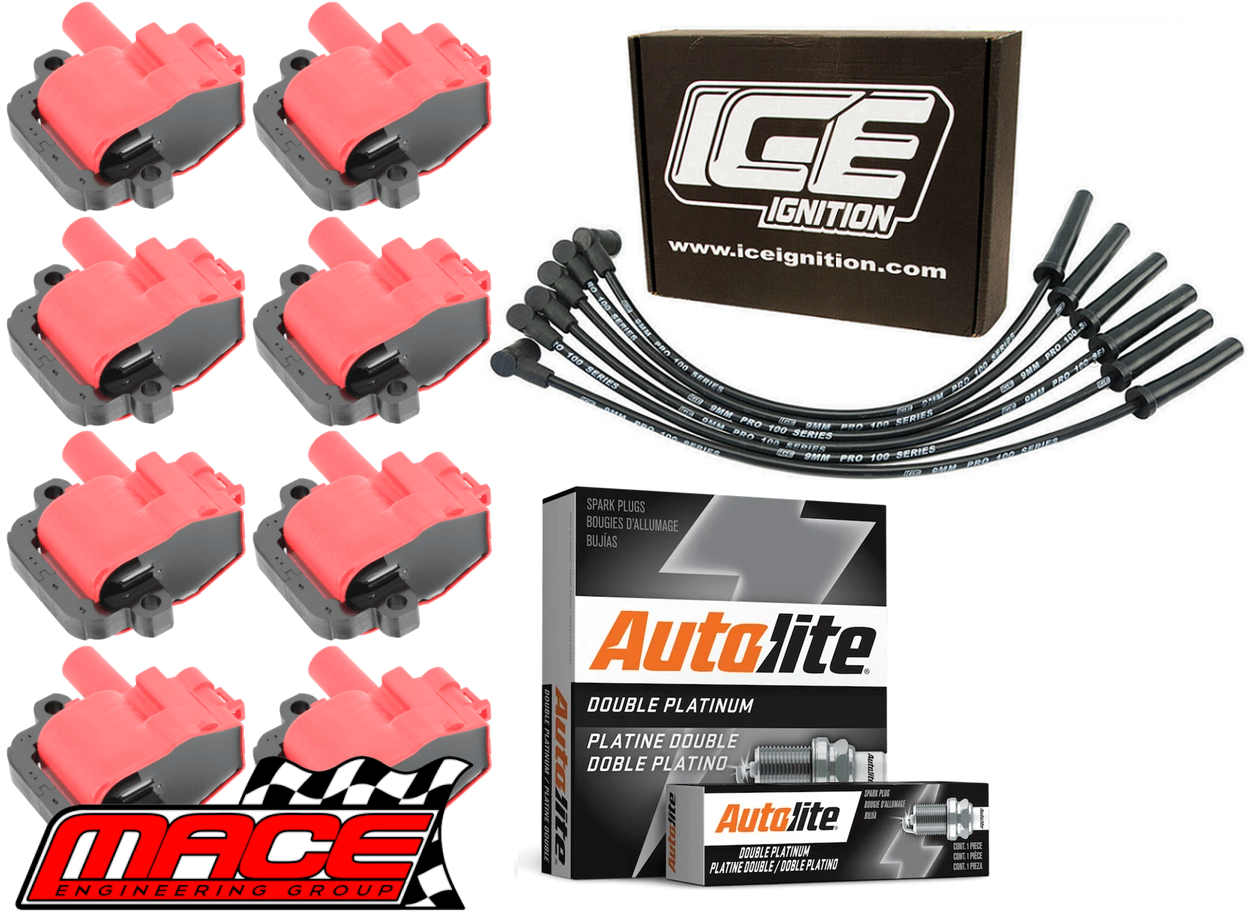 MACE HIGH VOLTAGE IGNITION SERVICE KIT TO SUIT HSV GTS VY.II LS1 5.7L V8